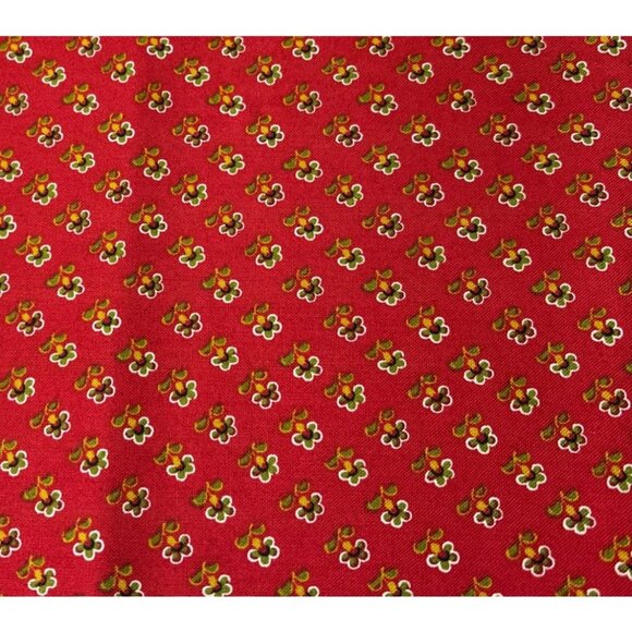 Windham Fabrics Baltimore Album Mary Koval Red Fabric 1/2 yard 44" Cotton Quilt - Picture 1 of 13